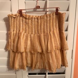 aerie ruffled skirt, size XL